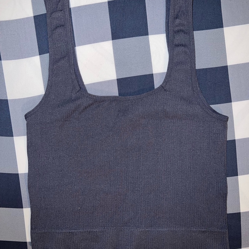 Justify Navy Blue Crop Top